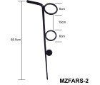 AQUA MARINE - Iron Rod Stand (Black)